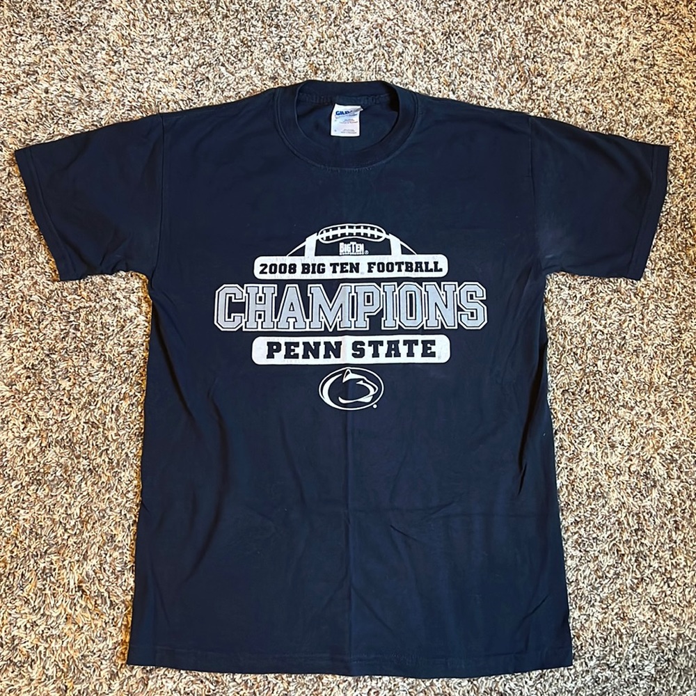Penn State 2008 Big Ten Champions T-Shirt Vintage !